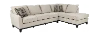 2PC/EMERSON/SAND/OPT.1 Emerson Sand 2 Piece Sectional with Right-Facing Chaise