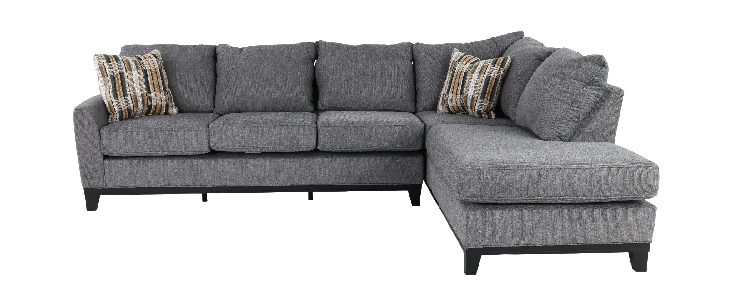 2PC/EMERSON/IRON/OPT.1 Emerson Iron Gray 2-Piece Sectional with Right-Facing Chaise-4