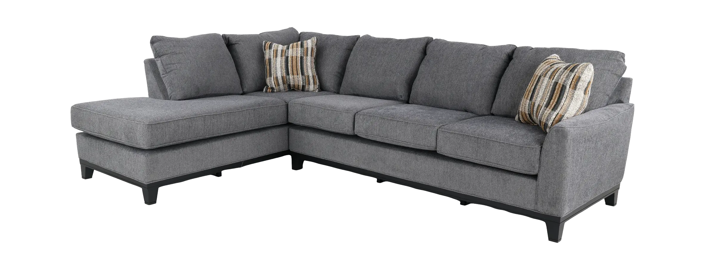 2PC/EMERSON/IRON/OPT.2 Emerson Iron Gray 2-Piece Sectional with Left-Facing Chaise-1