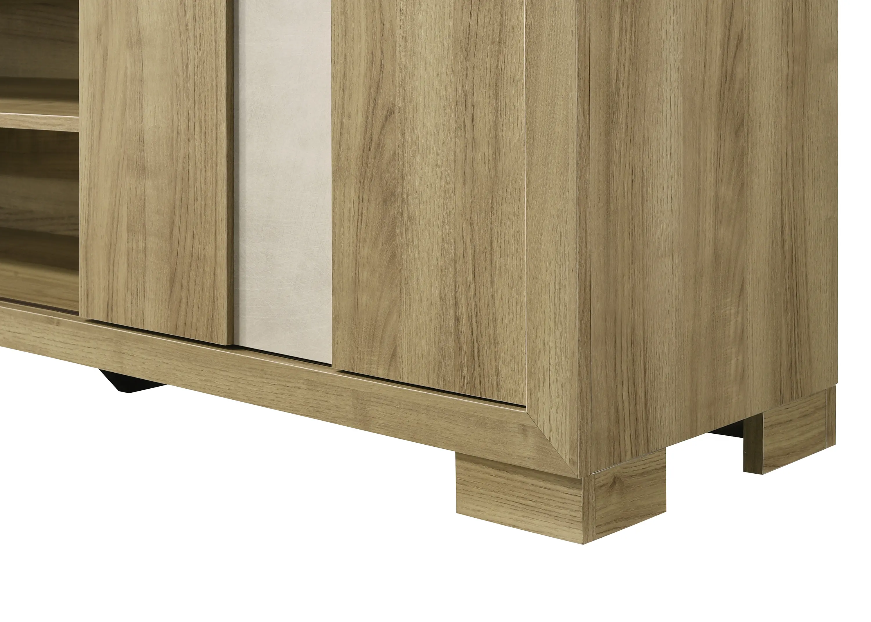 Rangley Brown and White TV Stand-4
