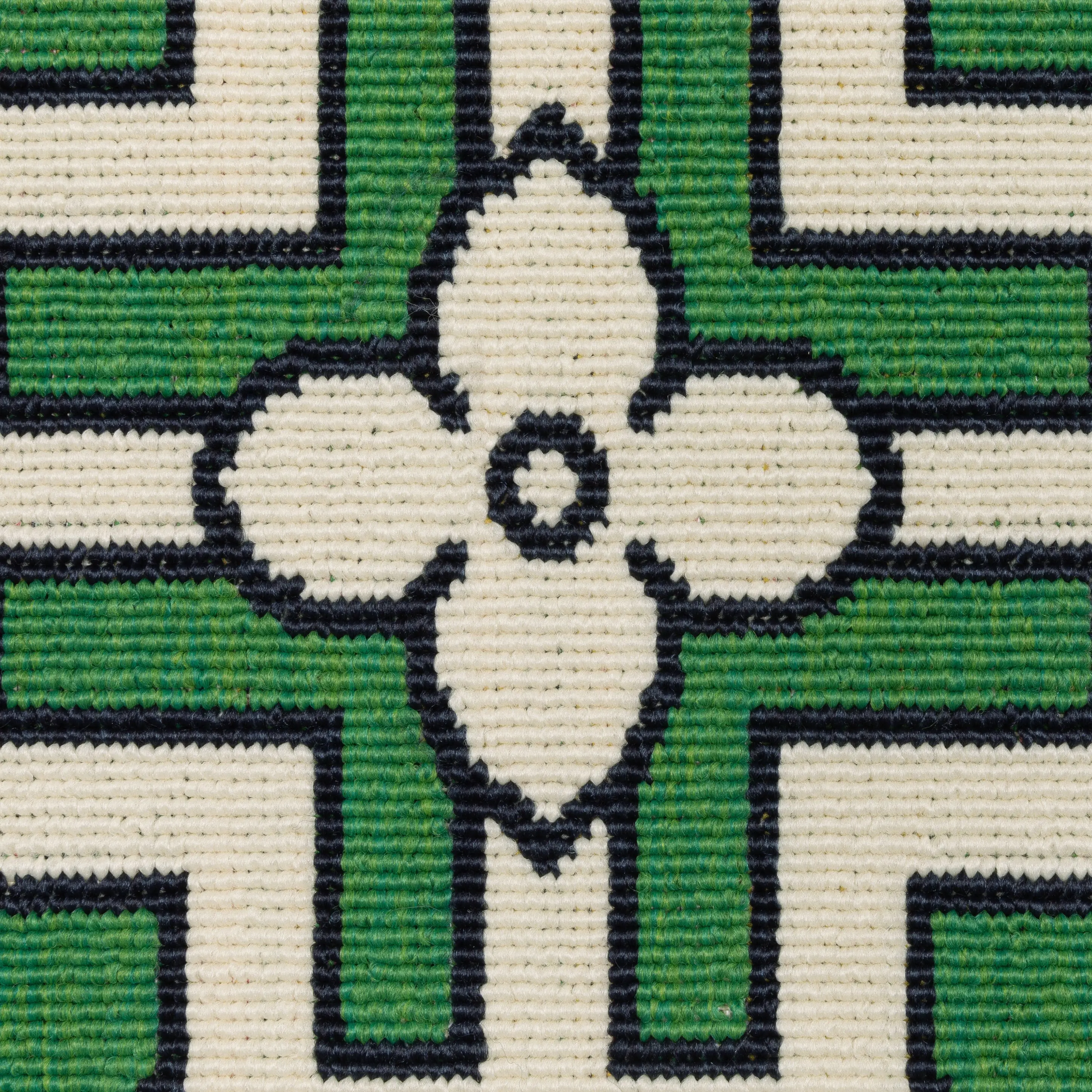 Havana 8 x 10 Green and Ivory Outdoor Area Rug-8