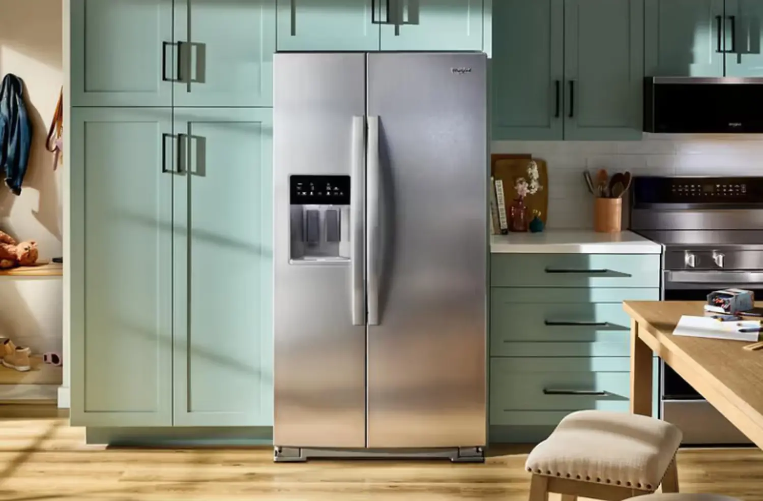 WRSF5536RZ Whirlpool 28.7 Cu Ft Side-By-Side Refrigerator - Stainless Steel-2