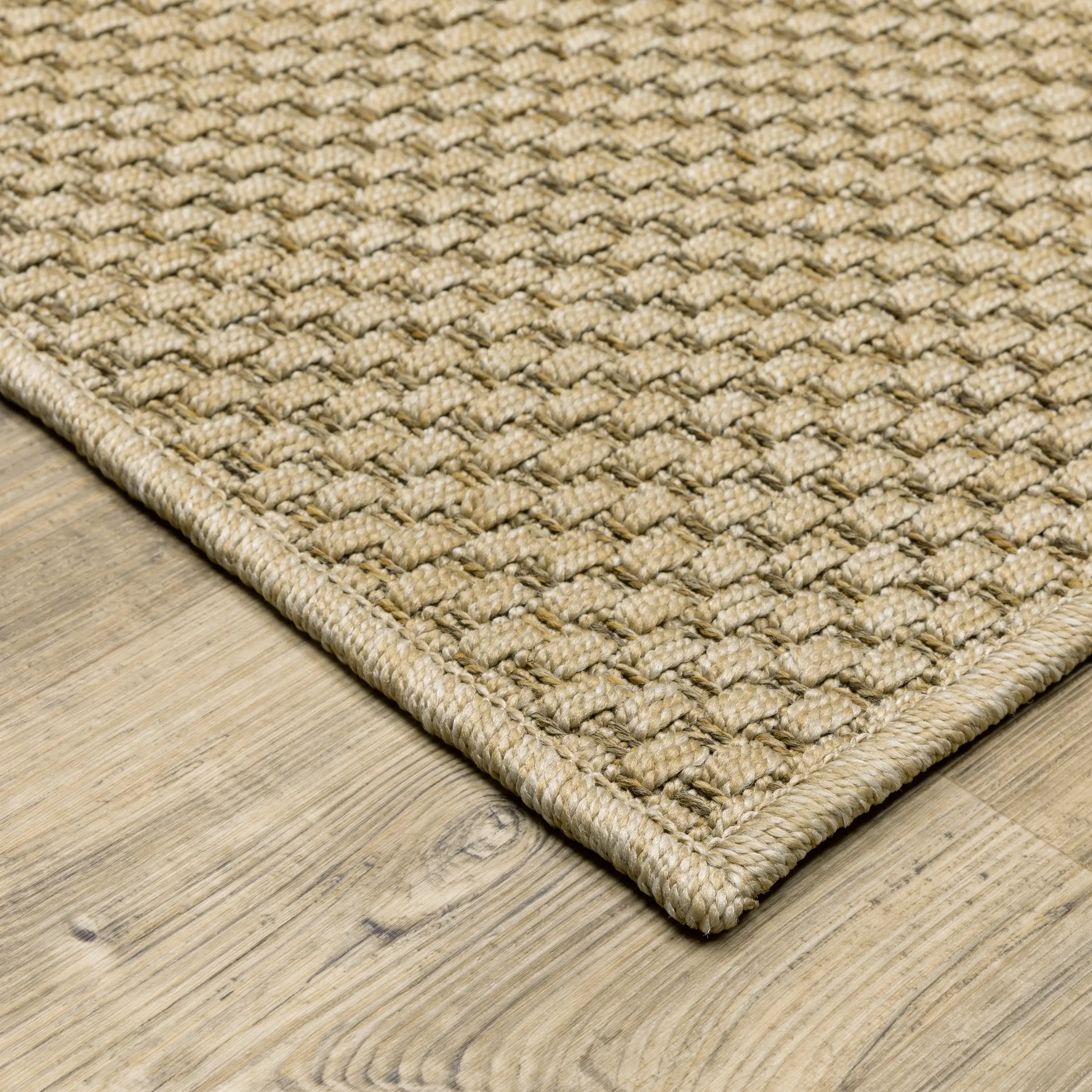 Karavia 5 x 8 Sand Outdoor Area Rug-5