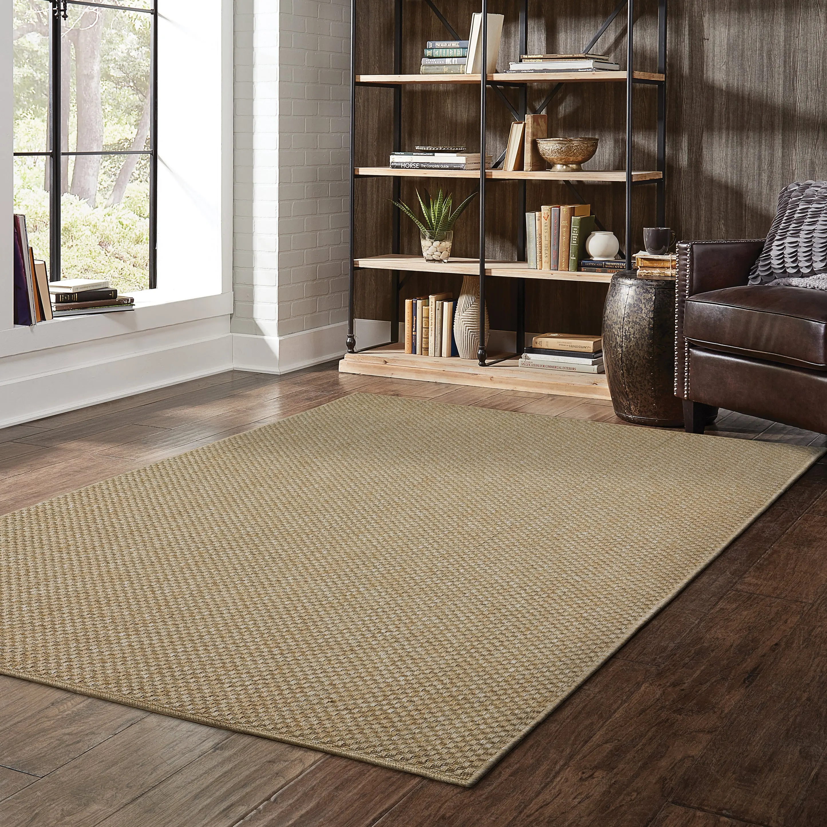 Karavia 8 x 11 Sand Outdoor Area Rug-4