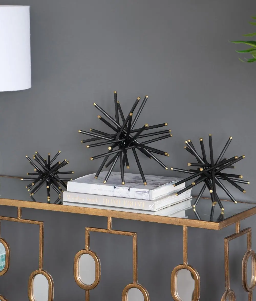 Large Iron Rod Black Statuaries-2
