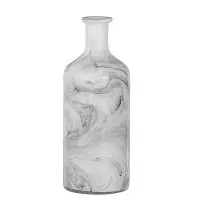 Svirla 3 Black and White Swirl Vase