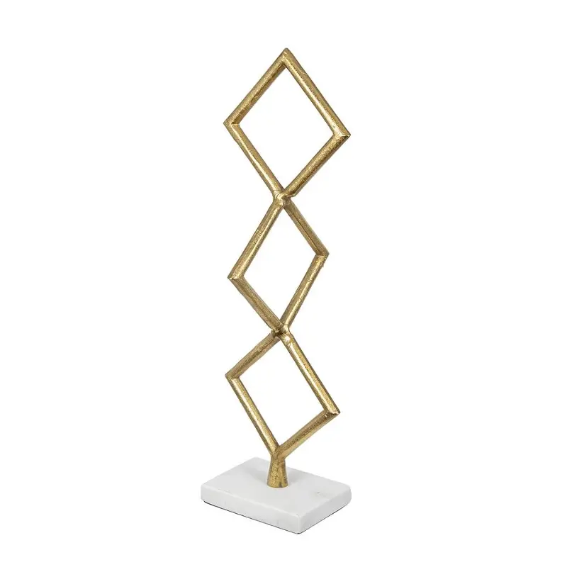 Gold Geometric Table Decor