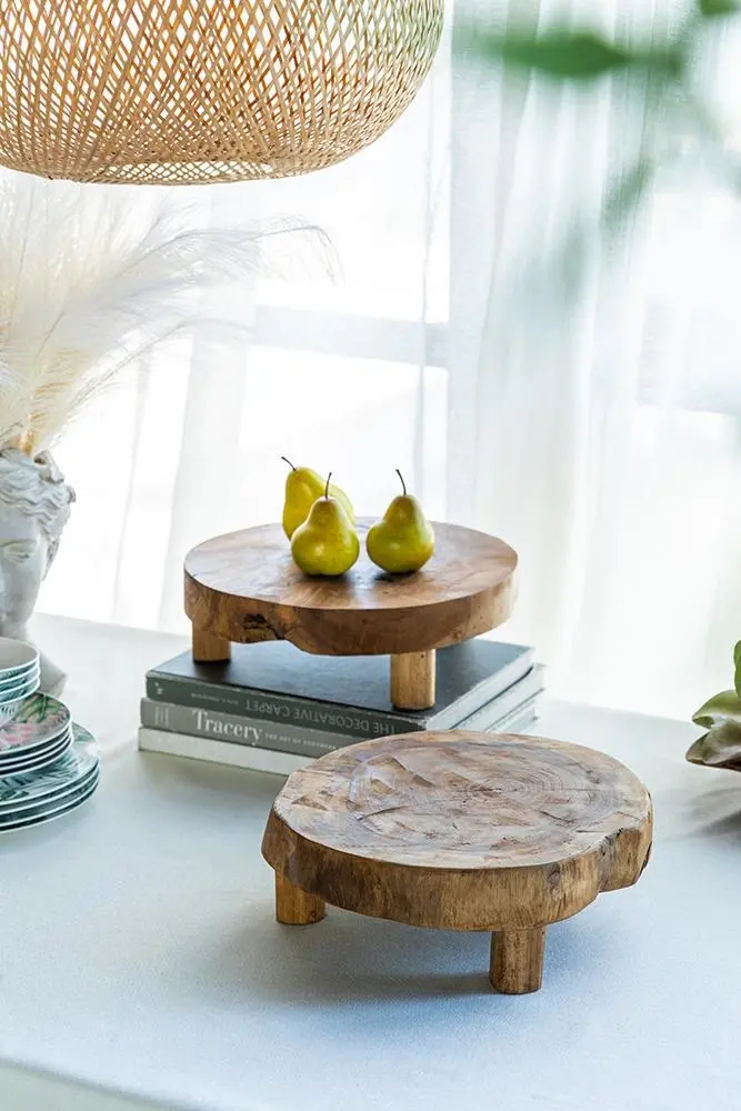 Teak Trays Set of 2-2