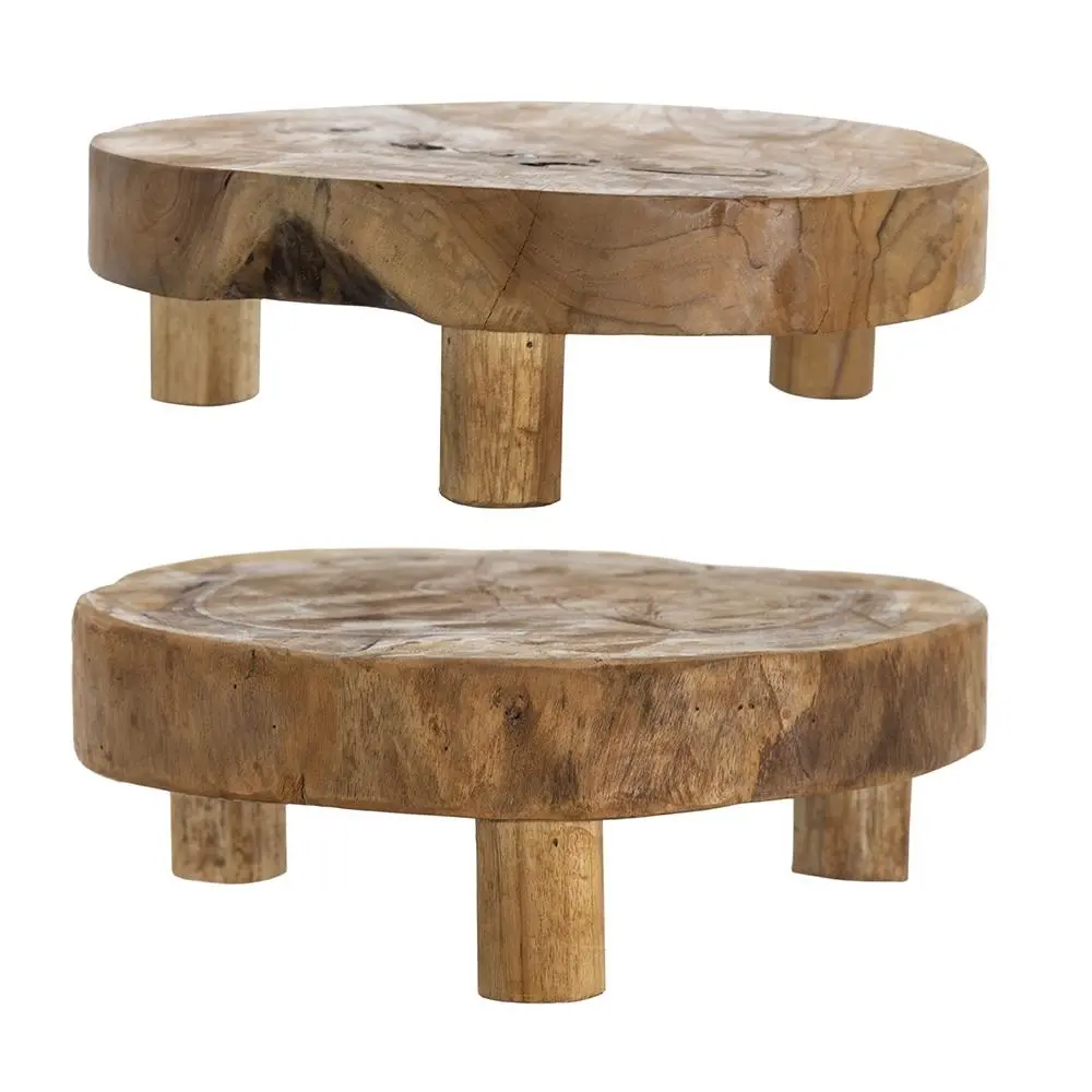 Teak Trays Set of 2-3