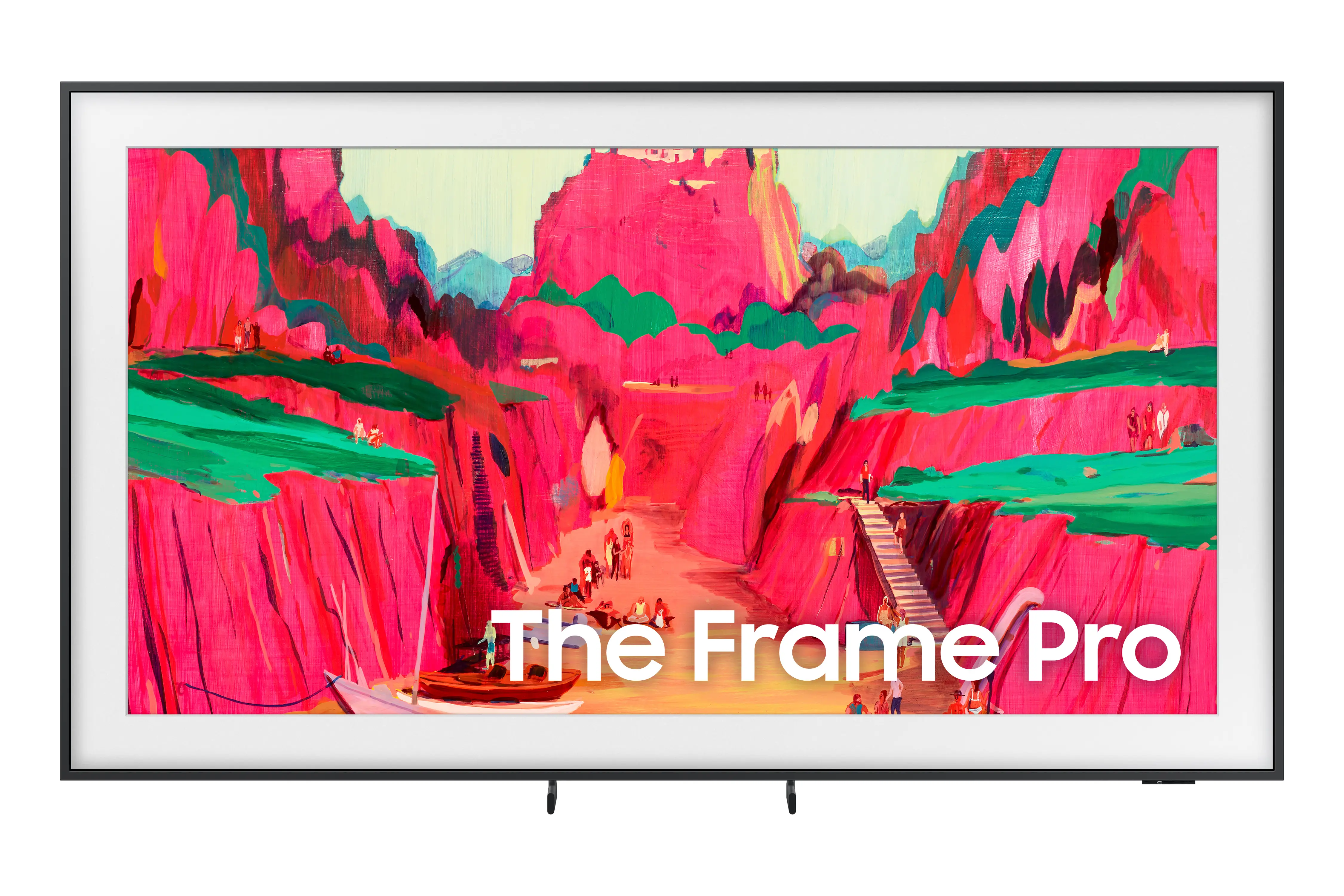 QN85LS03FWFXZA Samsung 85” The Frame Pro Series QLED 4K Slim Fit Wall Mount Included-3