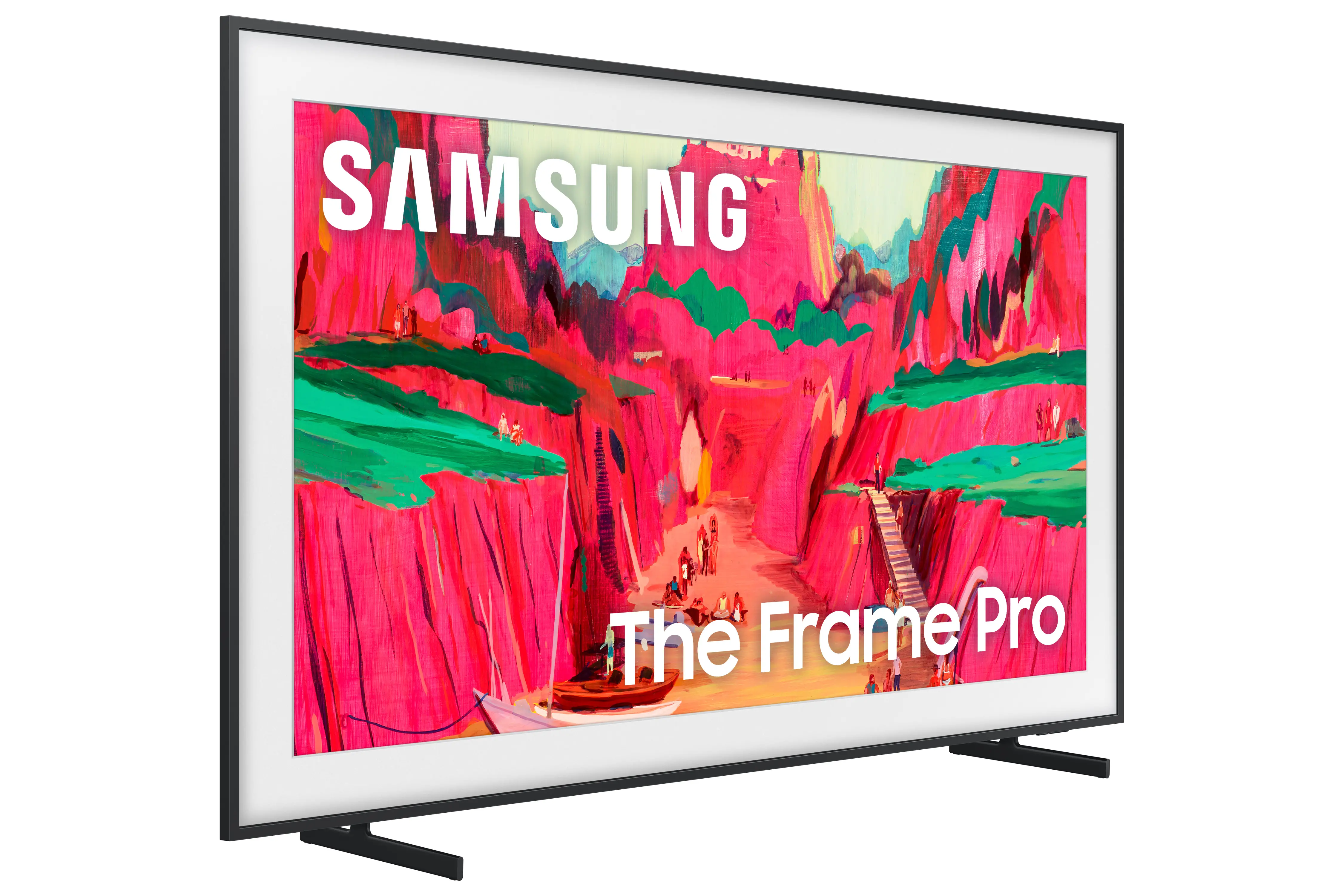 QN85LS03FWFXZA Samsung 85” The Frame Pro Series QLED 4K Slim Fit Wall Mount Included-4