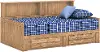 B-Two Jr. Roomsaver Natural Buckskin Twin Storage Bed