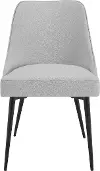 Colfax Light Gray Upholstered Dining Chair