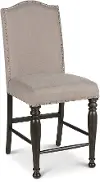 Caswell Gray Counter-Height Chair