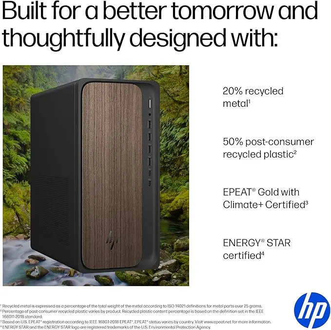 HP-ODM03-0010 HP OmniDesk Dark Wood Desktop PC-7