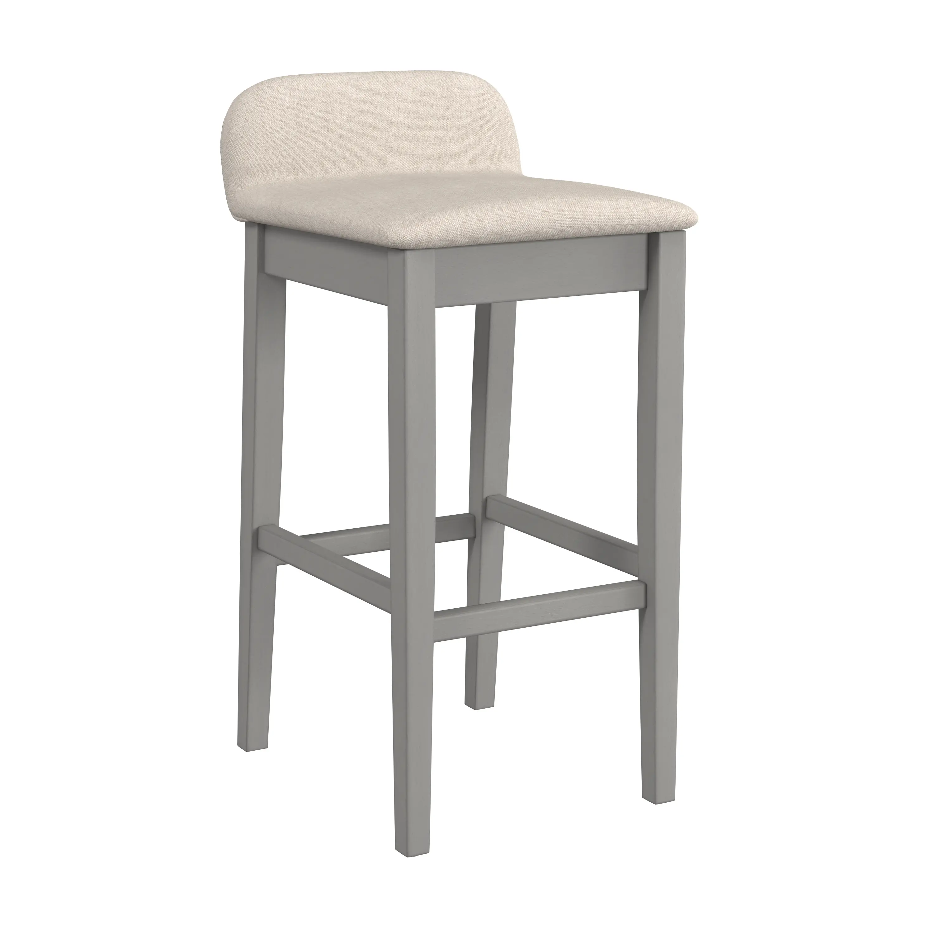 Maydena Gray and Beige Bar Stool-1
