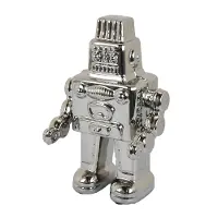 15.6  Silver Robot Decor