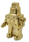 15.6  Gold Robot Decor