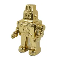 15.6  Gold Robot Decor