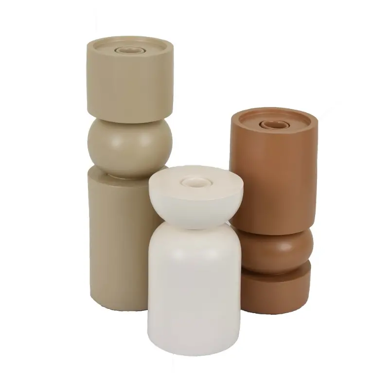 Large Tan Minimalist Tabletop Decor