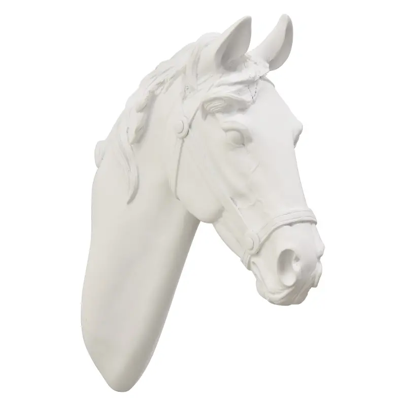 White Horse Head Wall Decor