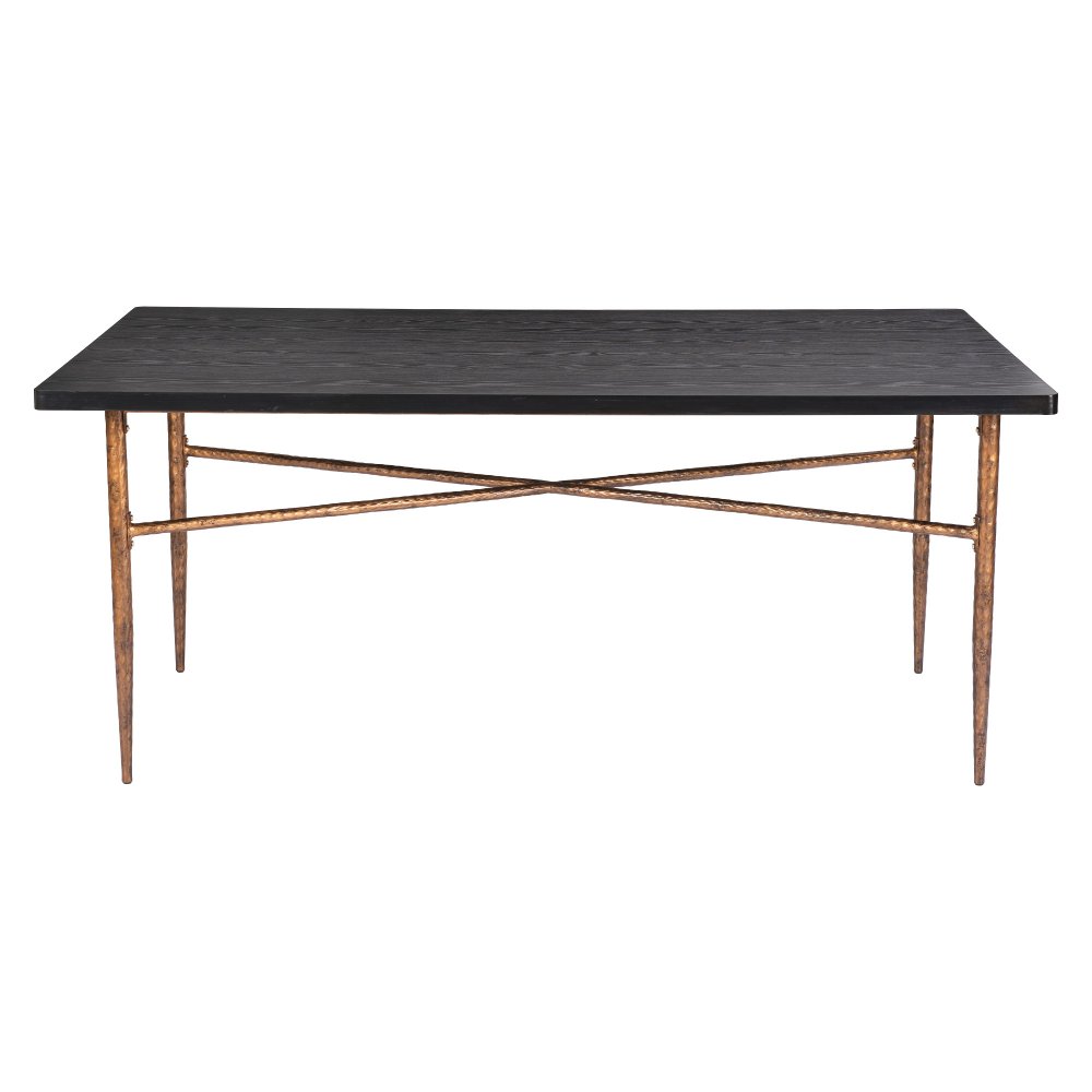 Nola Black and Bronze Dining Table
