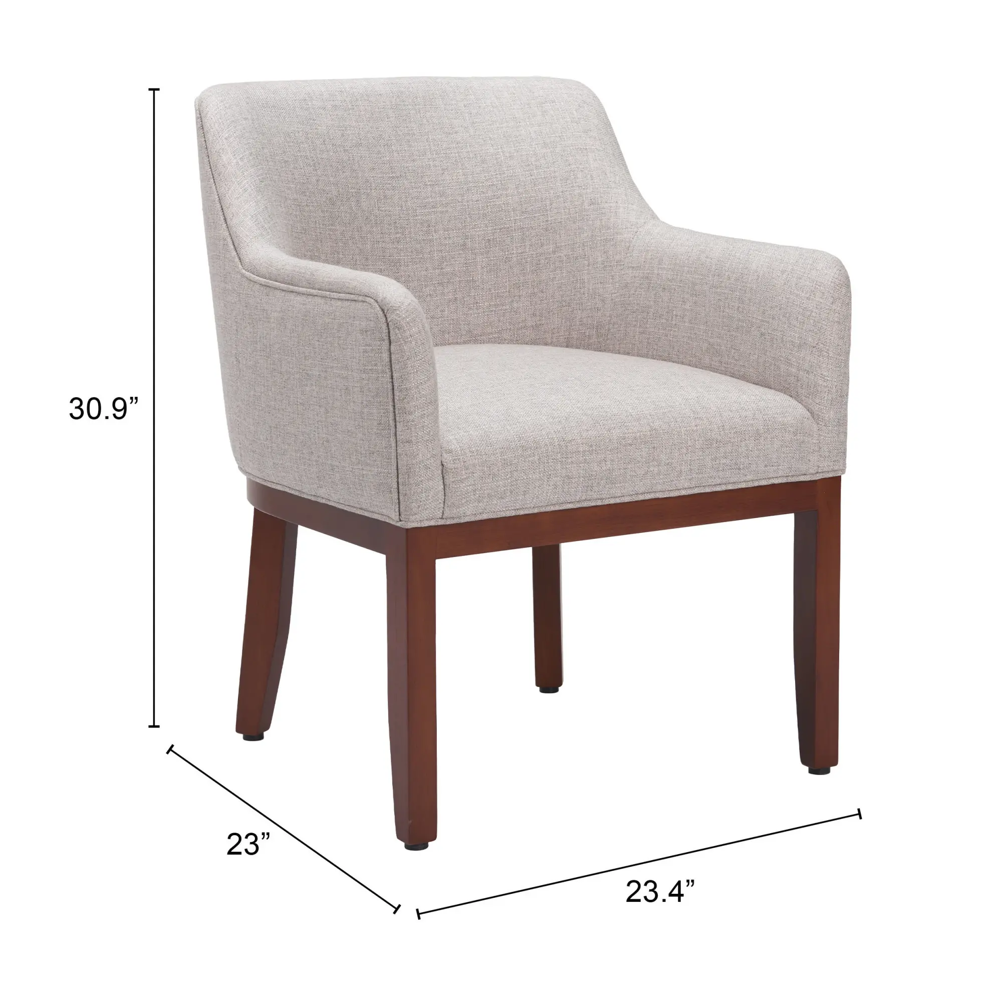 Belen Gray Upholstered Dining Chair-7