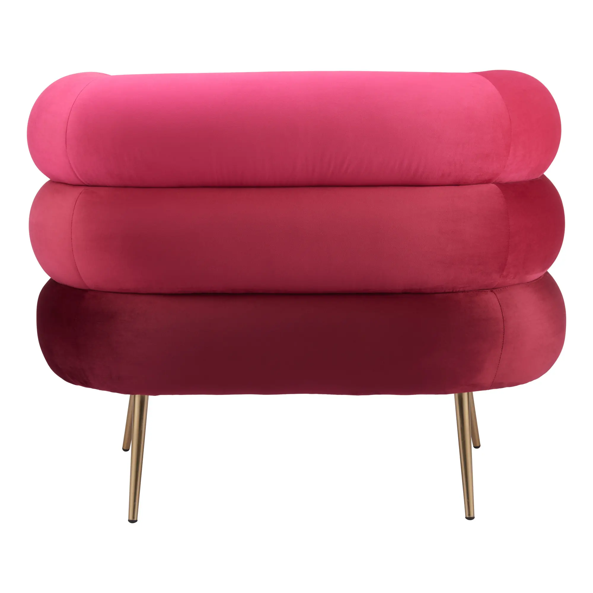 Aeris Red Velvet Accent Chair-7