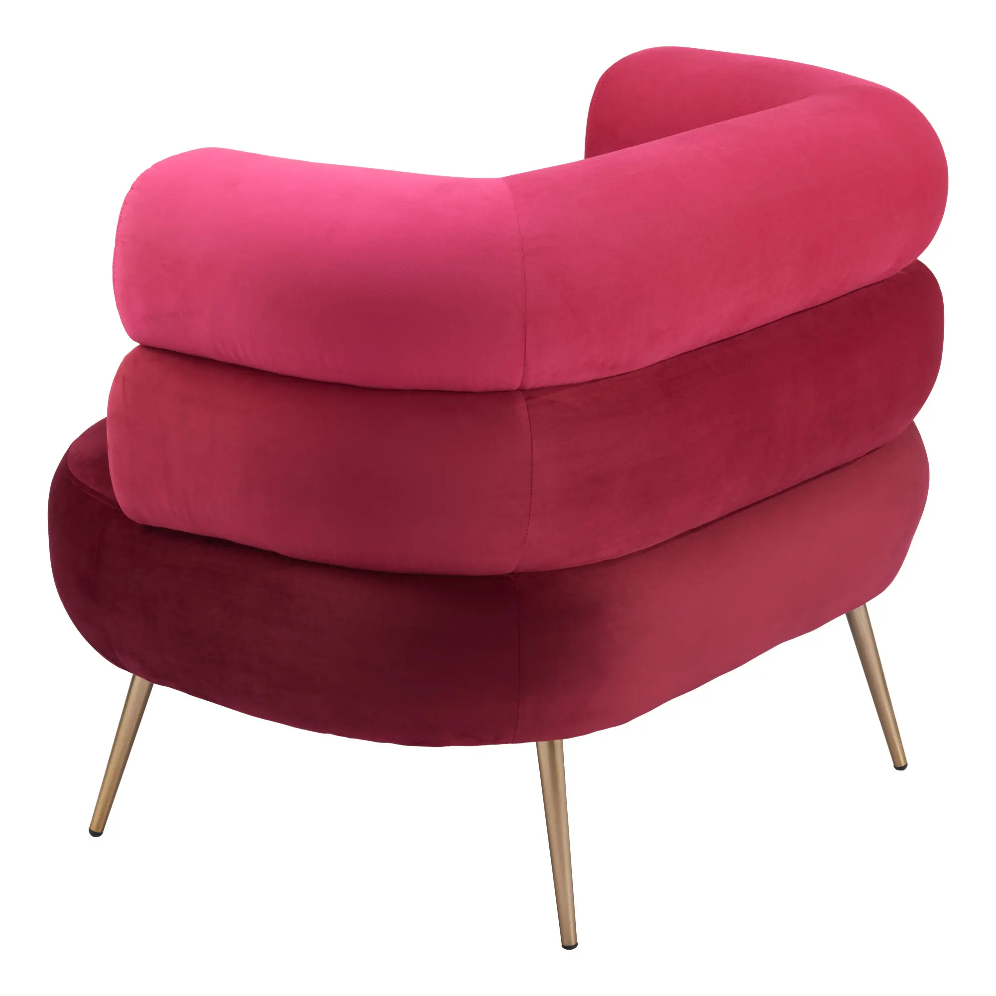 Aeris Red Velvet Accent Chair-8
