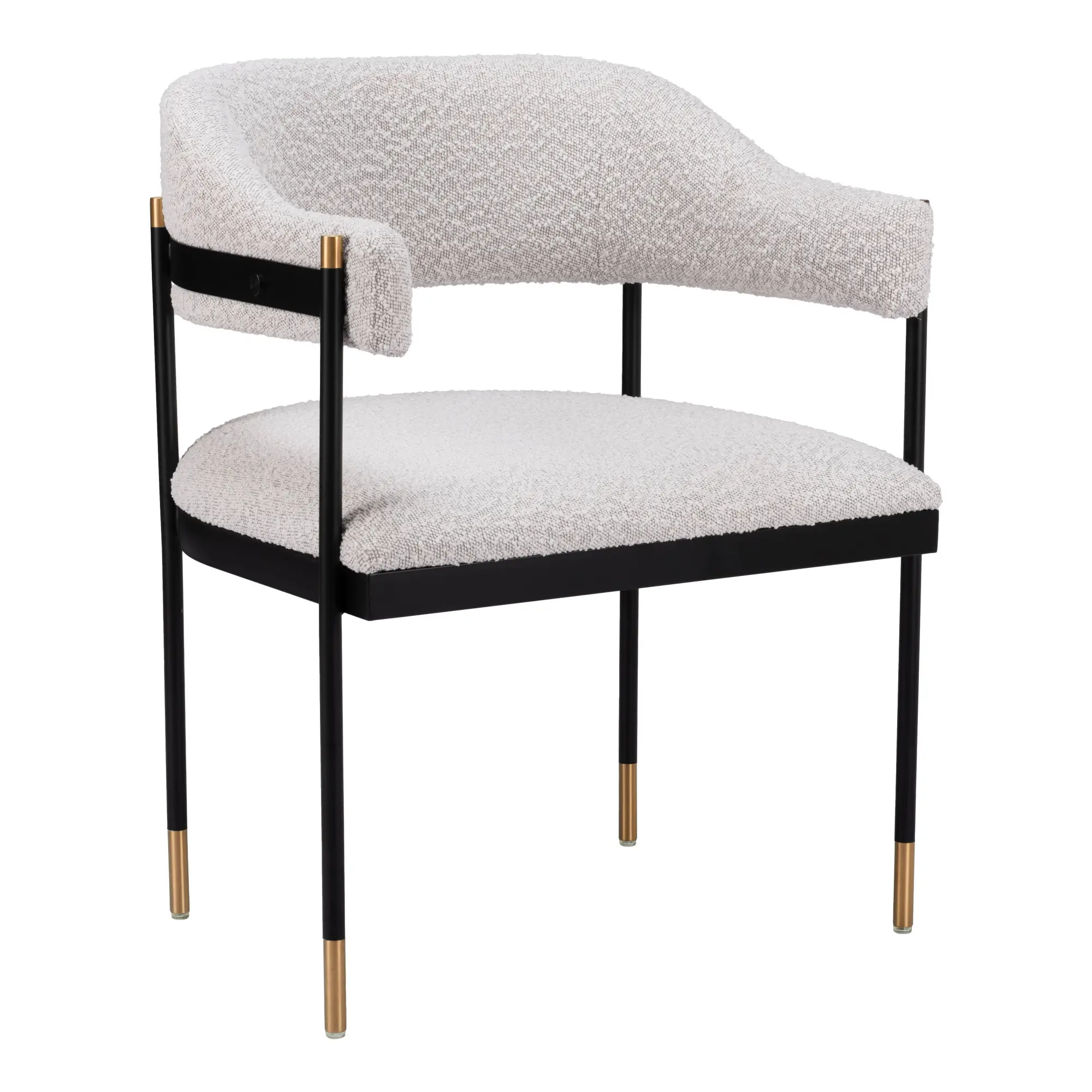 Zane Misty Gray Upholstered Dining Chair-1