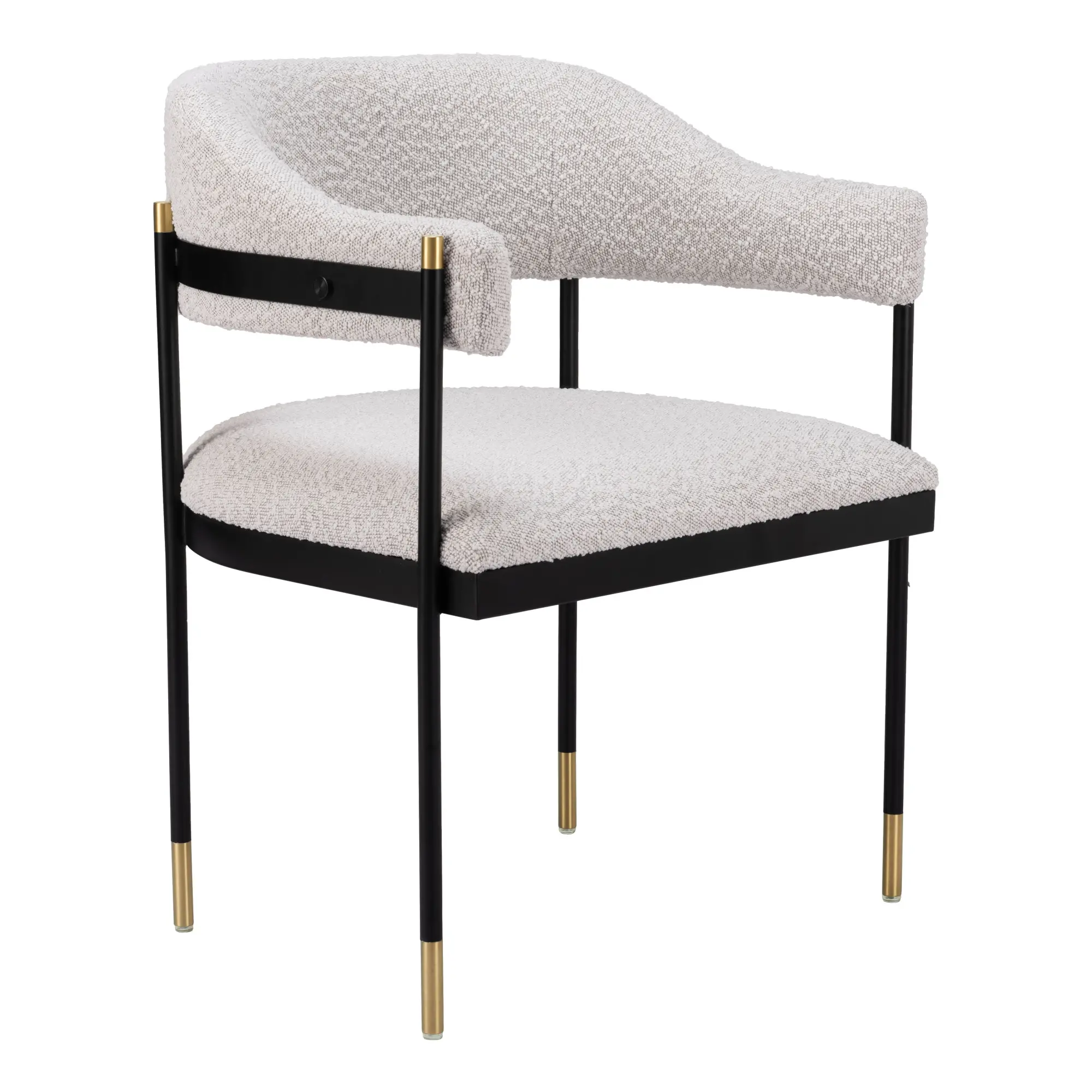Zane Misty Gray Upholstered Dining Chair-6
