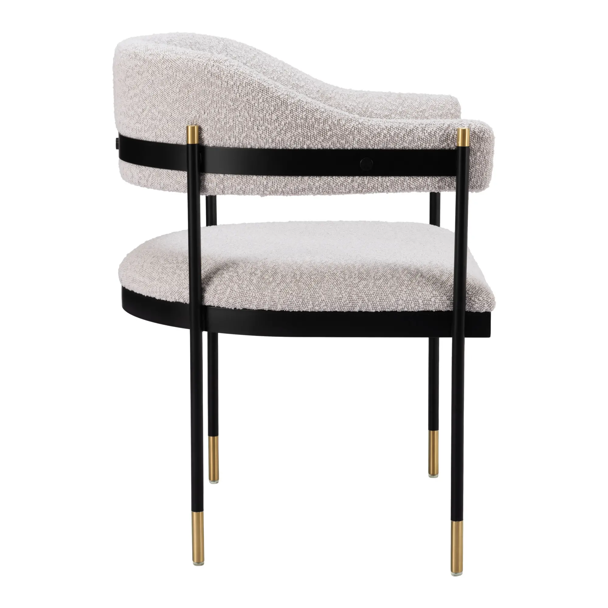 Zane Misty Gray Upholstered Dining Chair-7