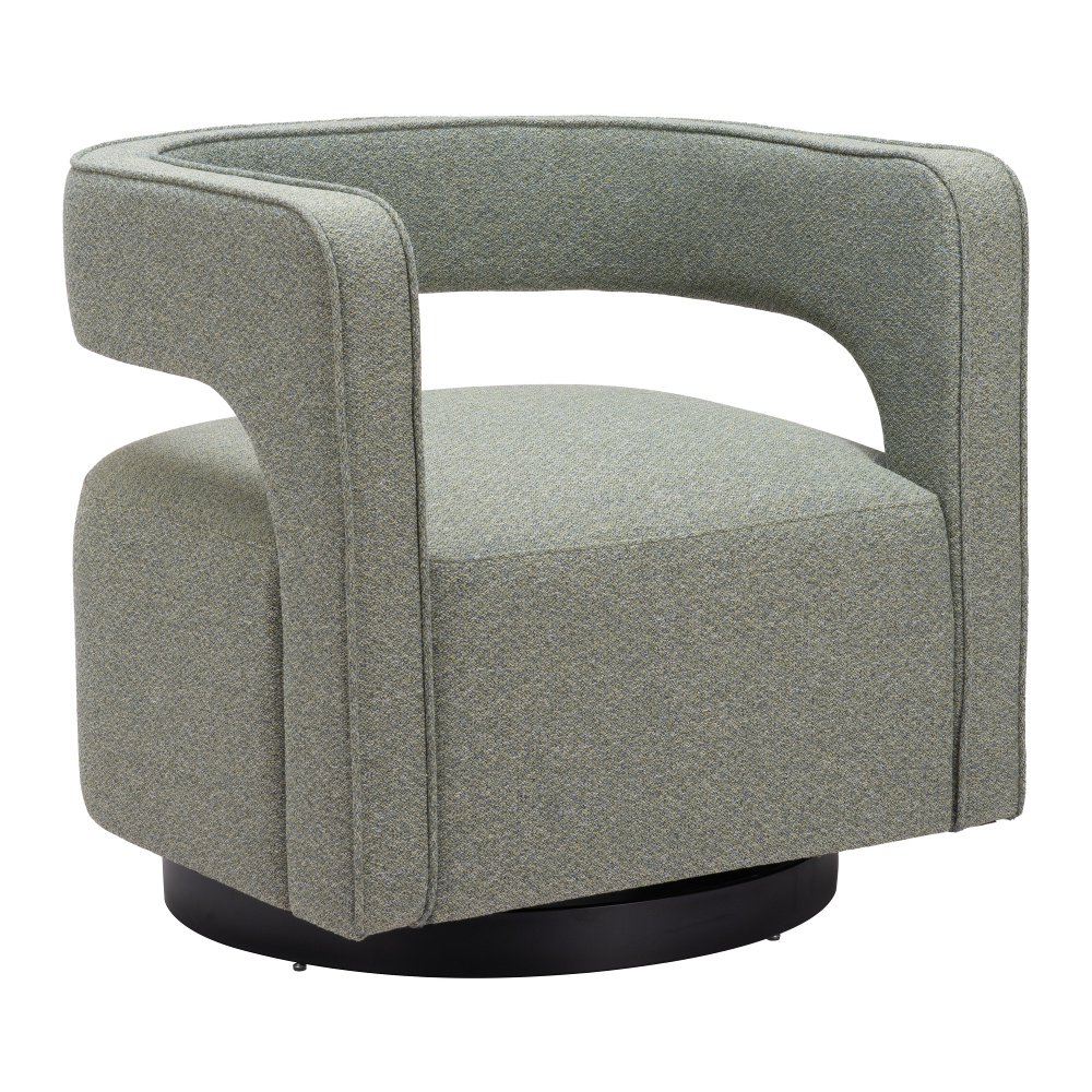 Turell Sage Green Swivel Chair