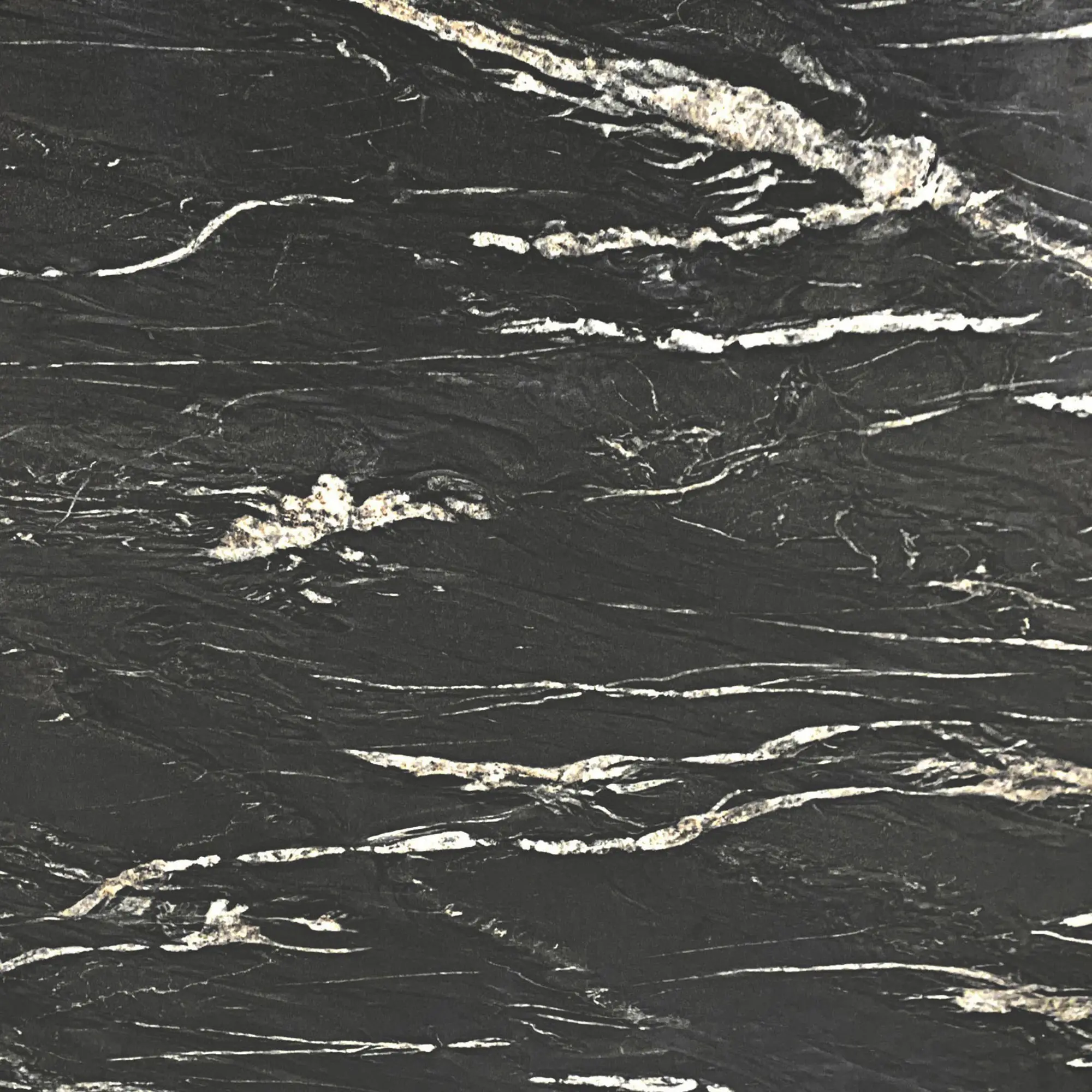 Suna Black Faux Marble Dining Table-9