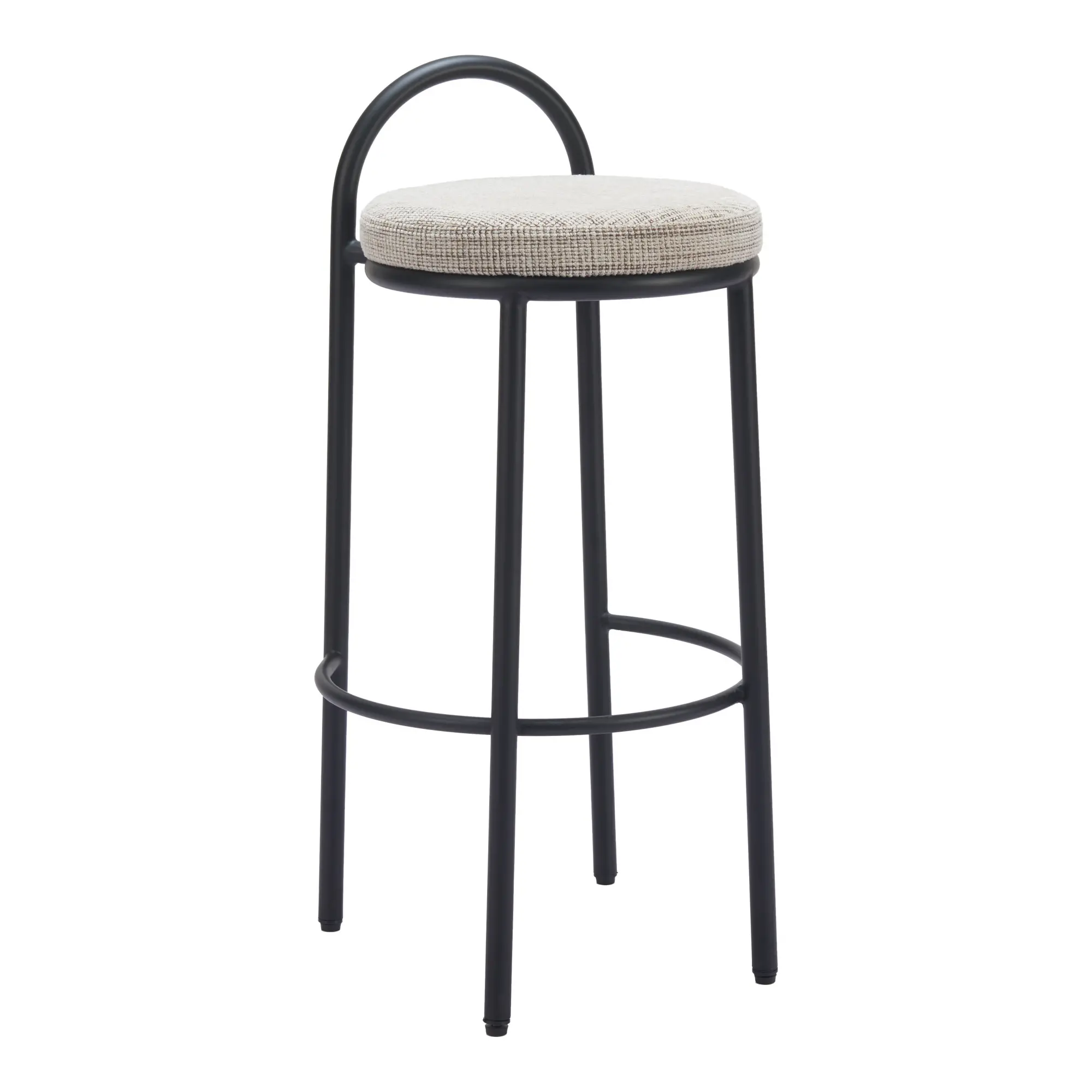 Sable Beige Tweed Barstools, Set of 2-4