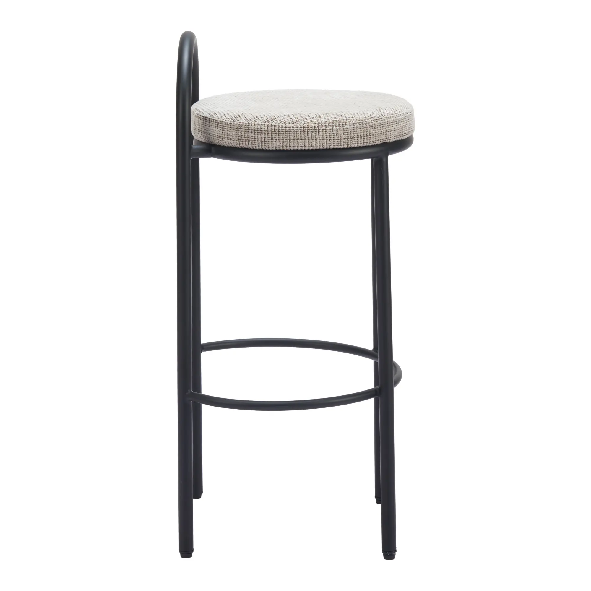Sable Beige Tweed Barstools, Set of 2-5