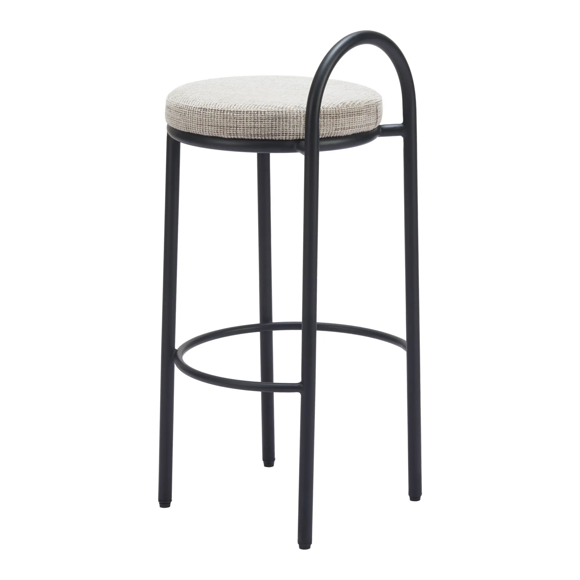 Sable Beige Tweed Barstools, Set of 2-7