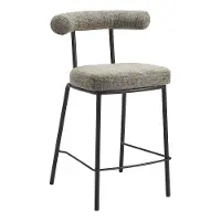 Kendall Green Tweed Counter Stool