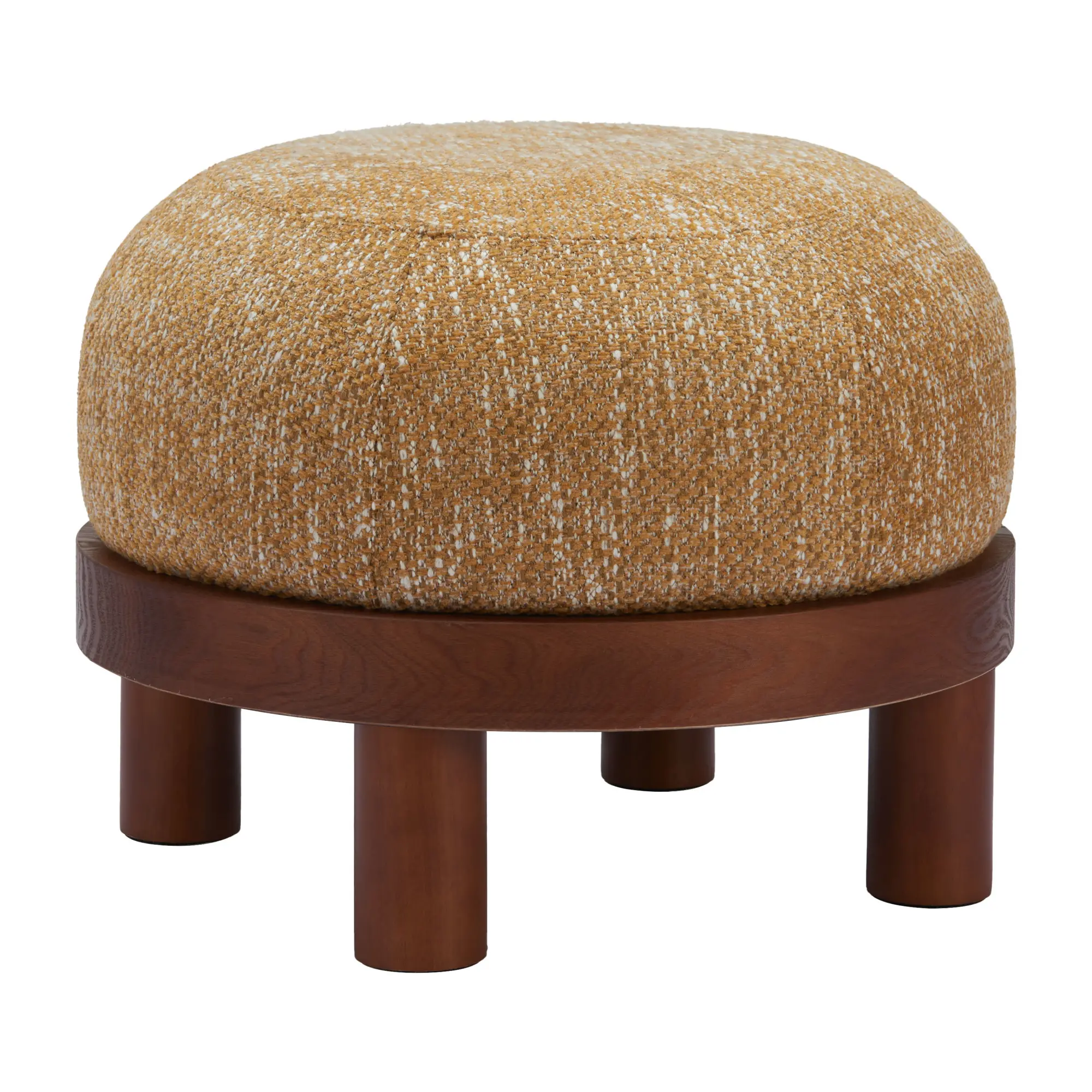 Glenmore Oat Yellow Ottoman-3