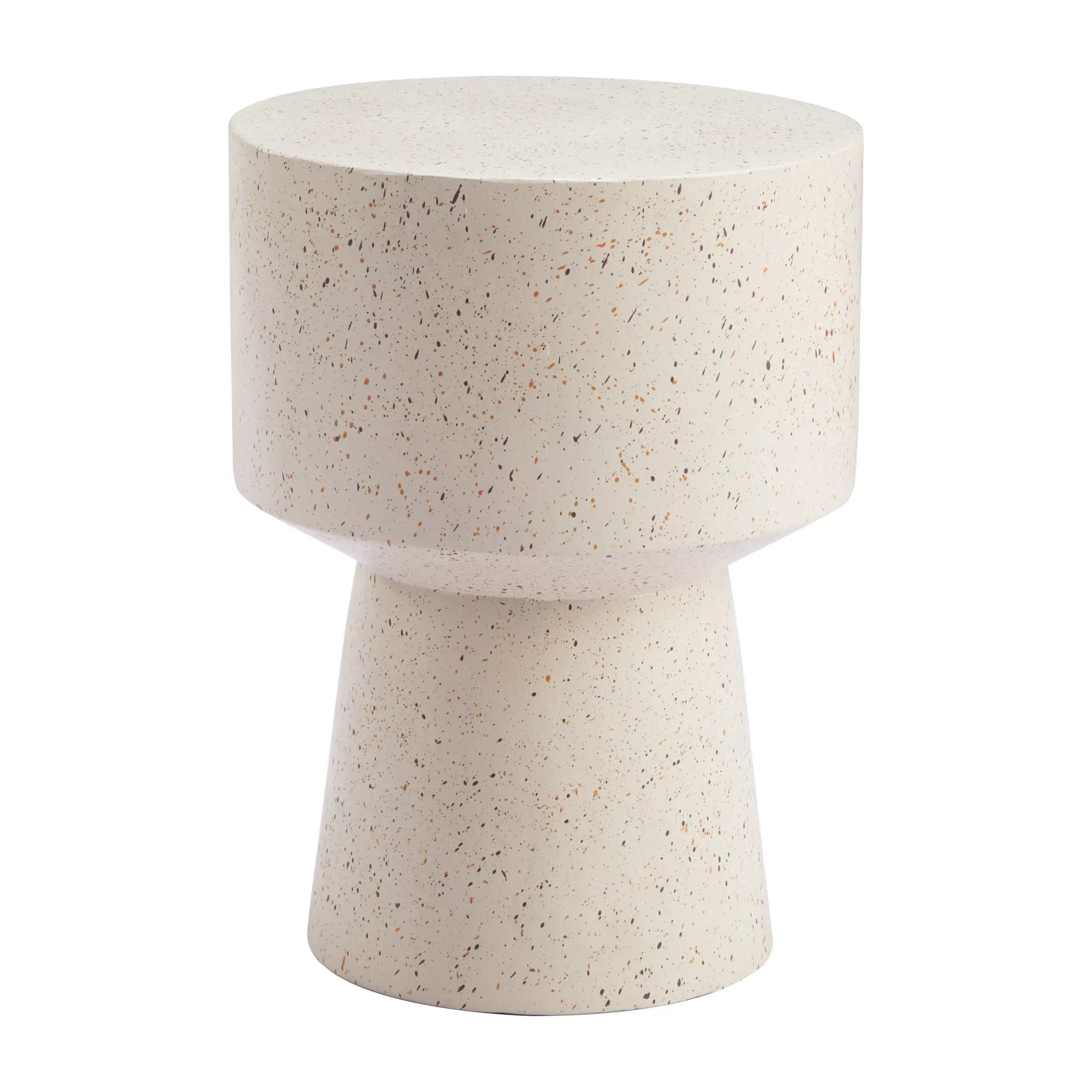 Mason Beige Terrazzo Side Table-4
