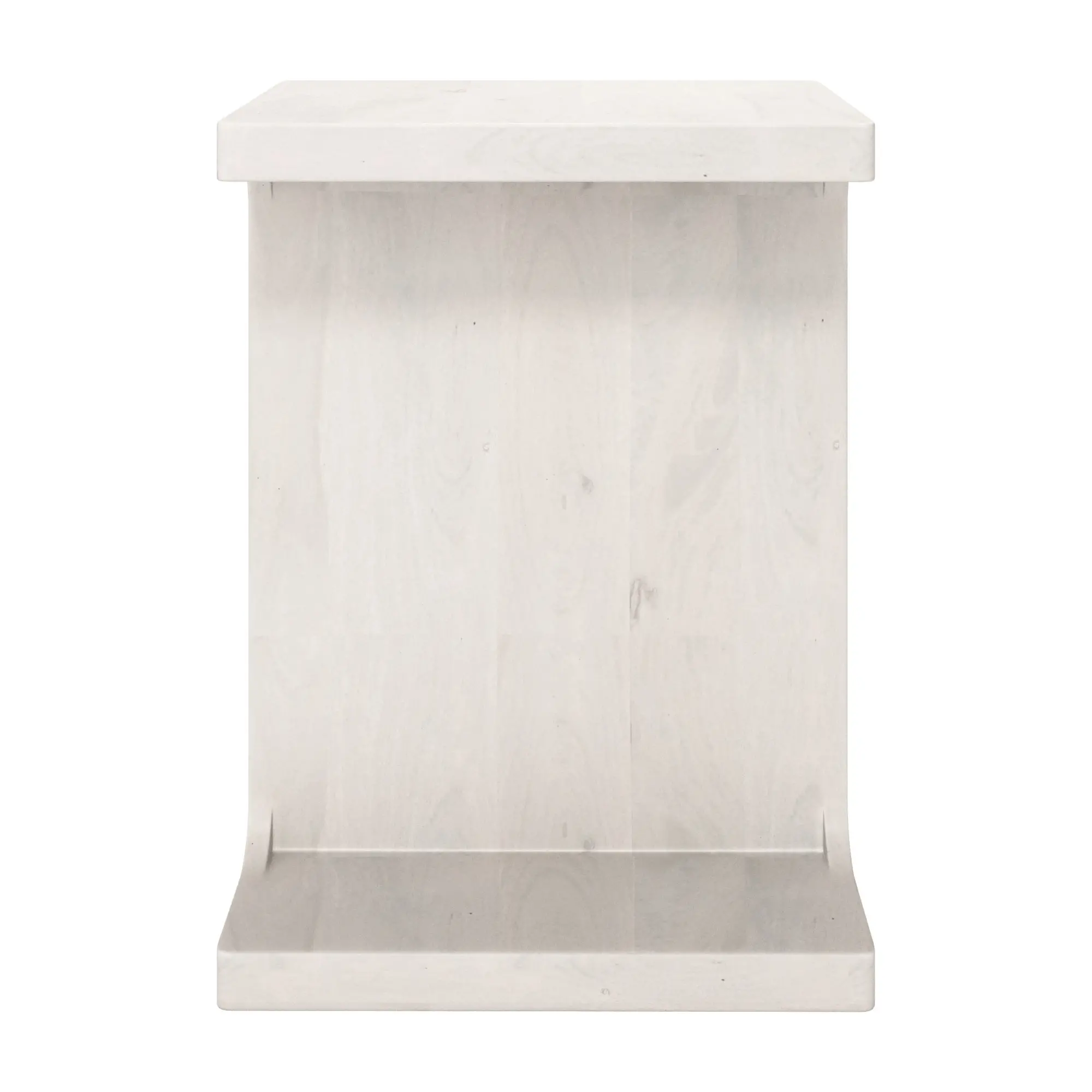 Barton Whitewashed Side Table-5