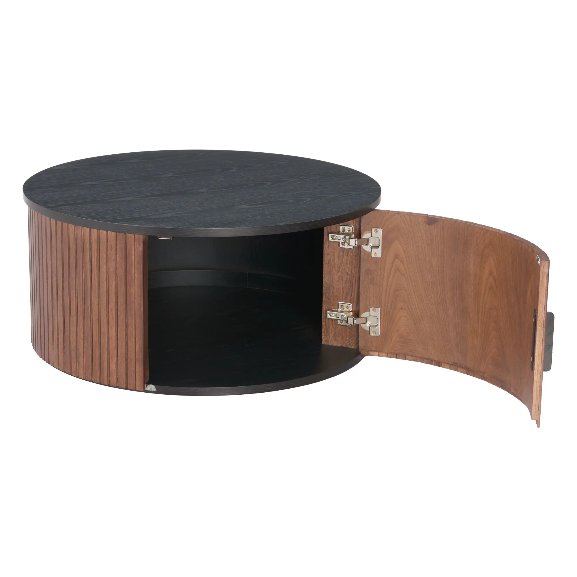 Nero Black and Walnut Coffee Table-3