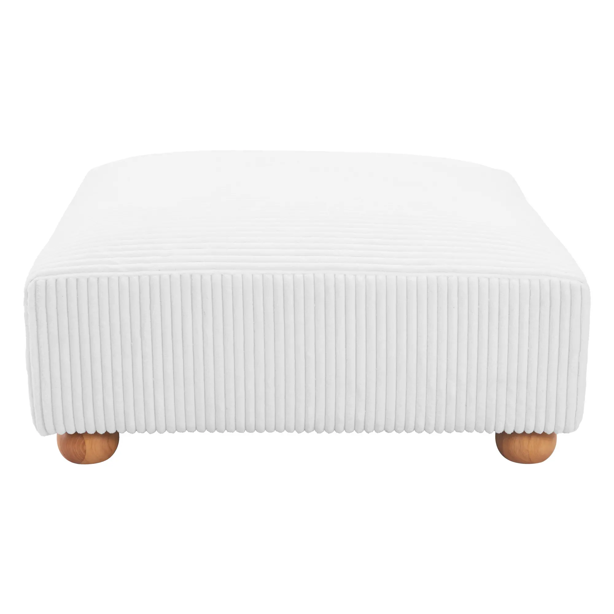 Tanner White Corduroy Ottoman-4