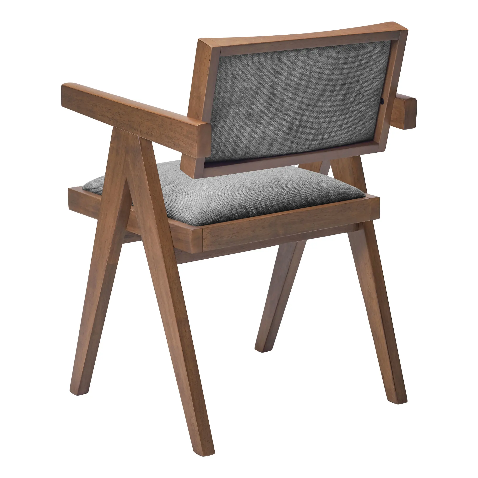 Durham Gray and Walnut Dining Chairs, Set of 2-6