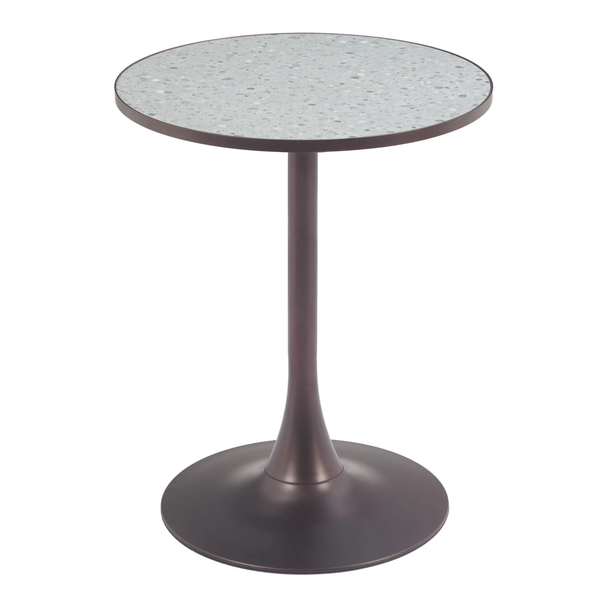 Brent Gray and Bronze Bistro Table-3