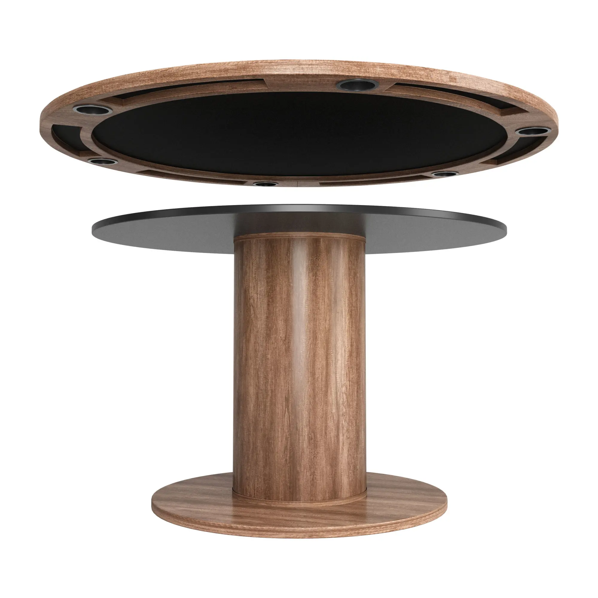 Vanguard Brown 2 in 1 Dining and Gaming Table-3