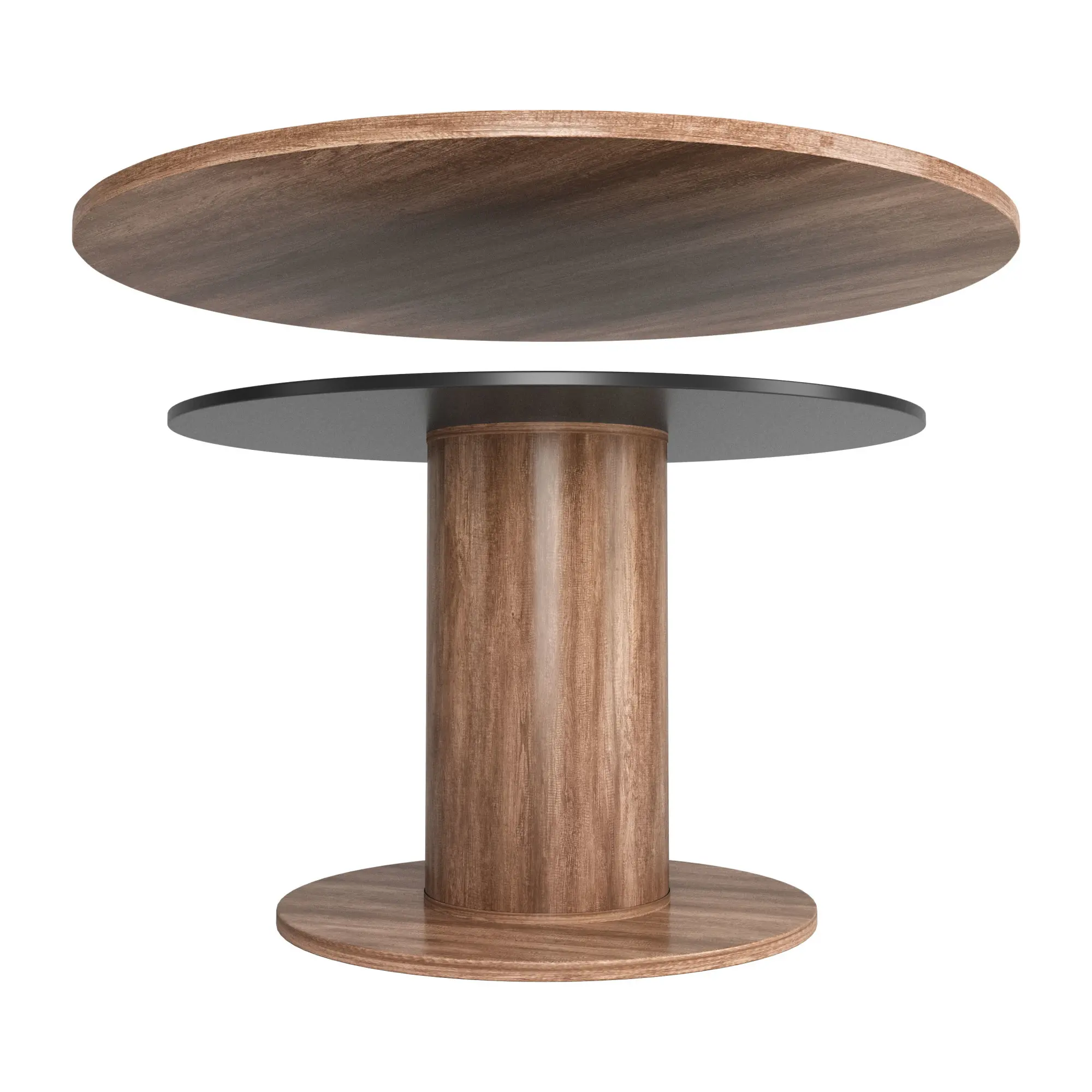 Vanguard Brown 2 in 1 Dining and Gaming Table-4