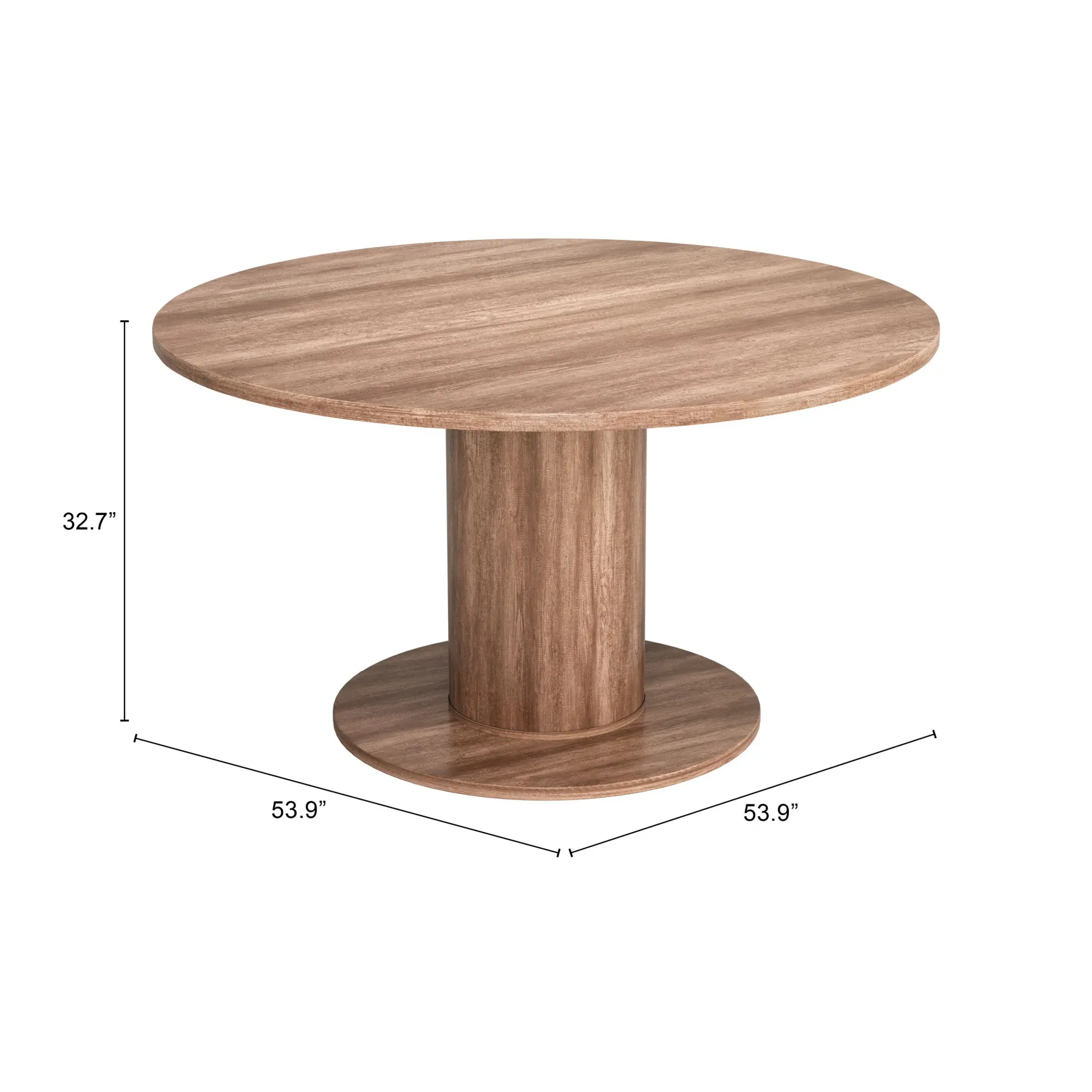 Vanguard Brown 2 in 1 Dining and Gaming Table-9