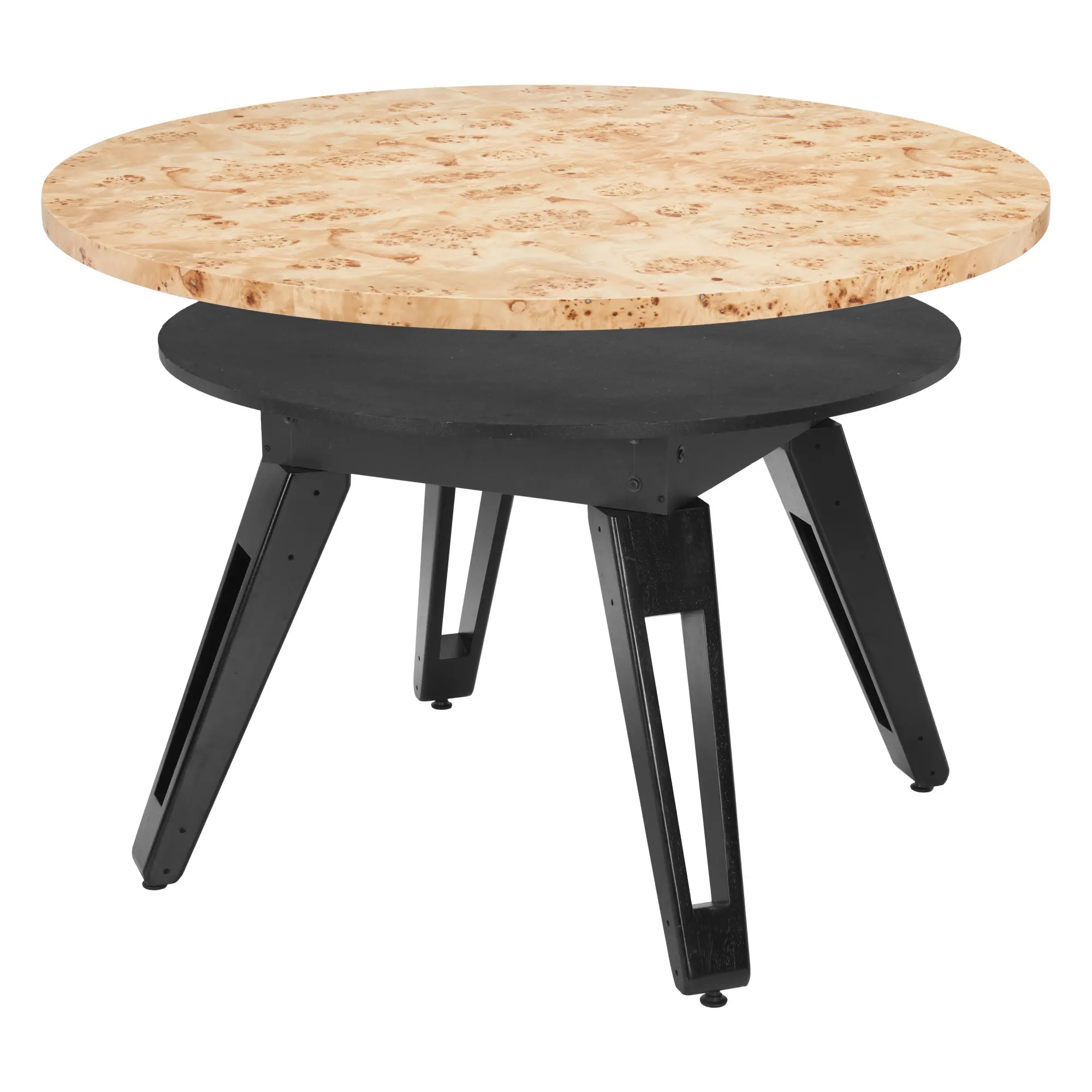 Burke Natural Brown 2 in 1 Dining and Gaming Table-2