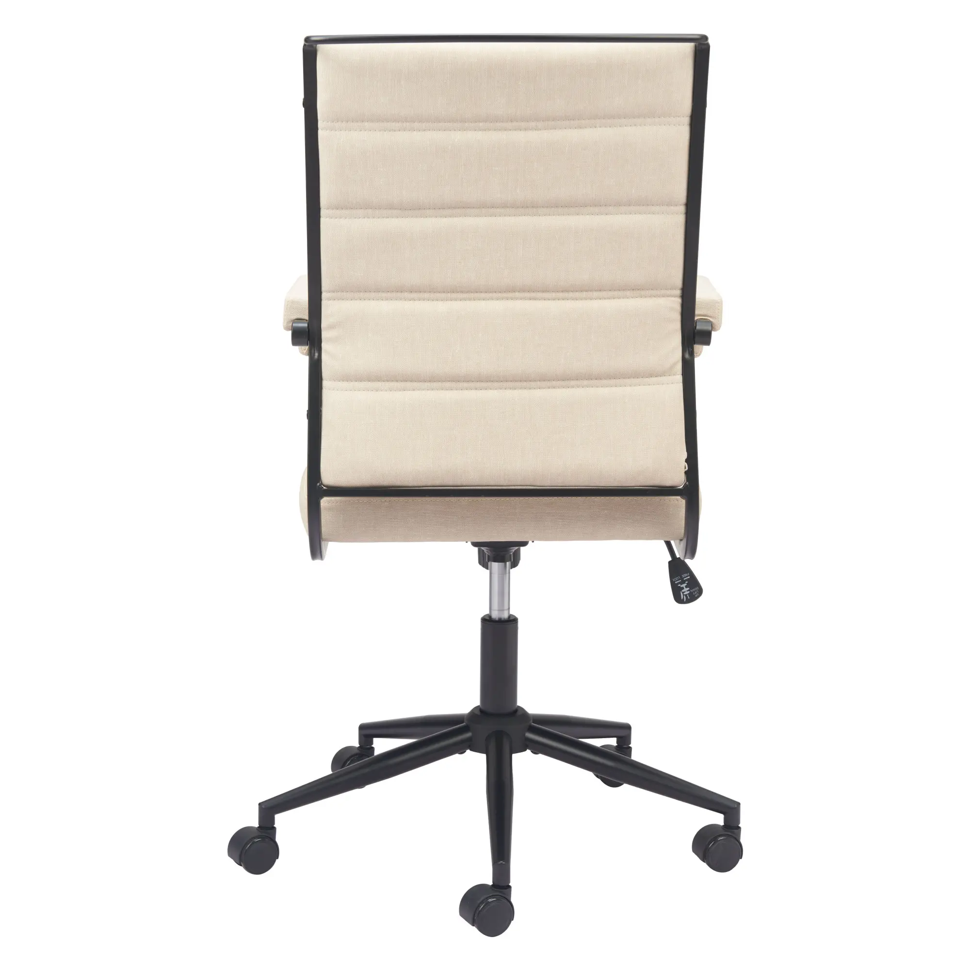 Apex Beige Faux Leather Office Chair-4